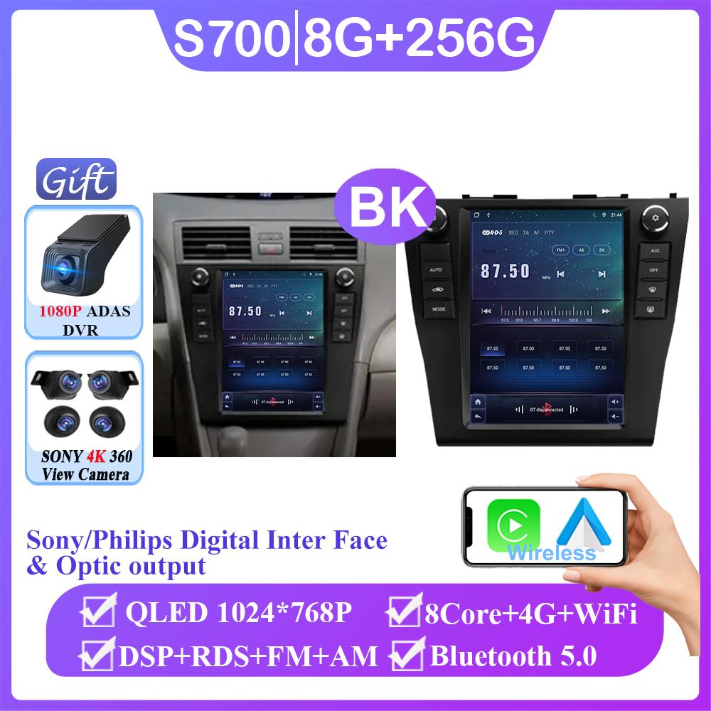 Android 14 9.7 Inch NO 2din Carplay Android Auto For Toyota Camry 6 XV 40 50 2006 - 2011 Car Radio Multimedia Player Navigation