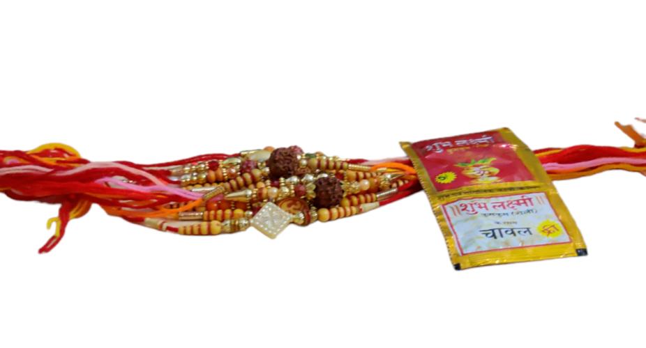 @ Indian Traditional 14 Rakhi Pcs With Roli Chawal For Rakshabandhan SM134-60% OFF