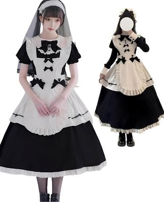 KALAOK Cosplay Maid Adult Full Perfect for School Cute 8295 Size L Costume, Set, Festivals, Cosplay, Long,