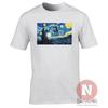 Van Gogh Starry Night Tardis T-shirt Aesthetic Classic Art Timelord Tshirt Tee