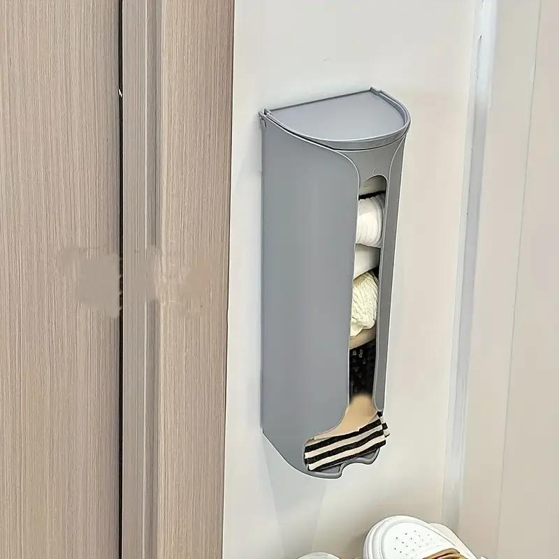 Wall-Mounted Storage Box Underwear Socks Storage Organizer Save Space Clamshell-Type Hanging Organizer Dormitory Home Wardrobe