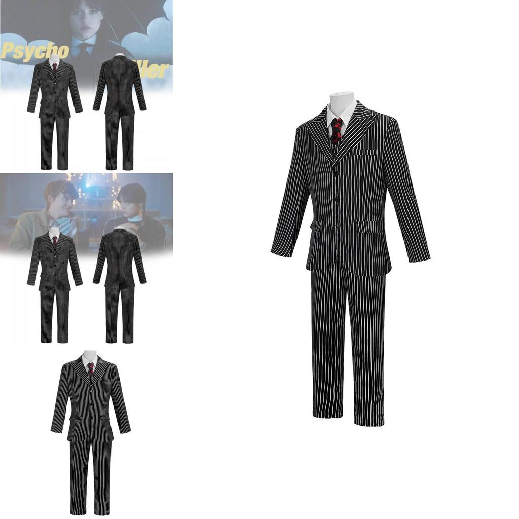 Wednesday Season 2 Cosplay Costume With Polyester Fabric For Halloween Stage Performance
