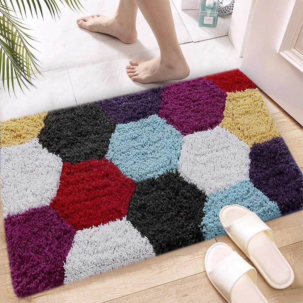 

Cotton Door Mat (Multicolor, Standard)