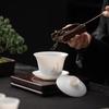 Elegant White Porcelain Kung Fu Tea Set