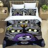 Murder Drones Cartoon Printed Bedding Sets Exquisite Bed Supplies Set Duvet Cover Bed Comforter Set Bedding Luxury Birthday Gift