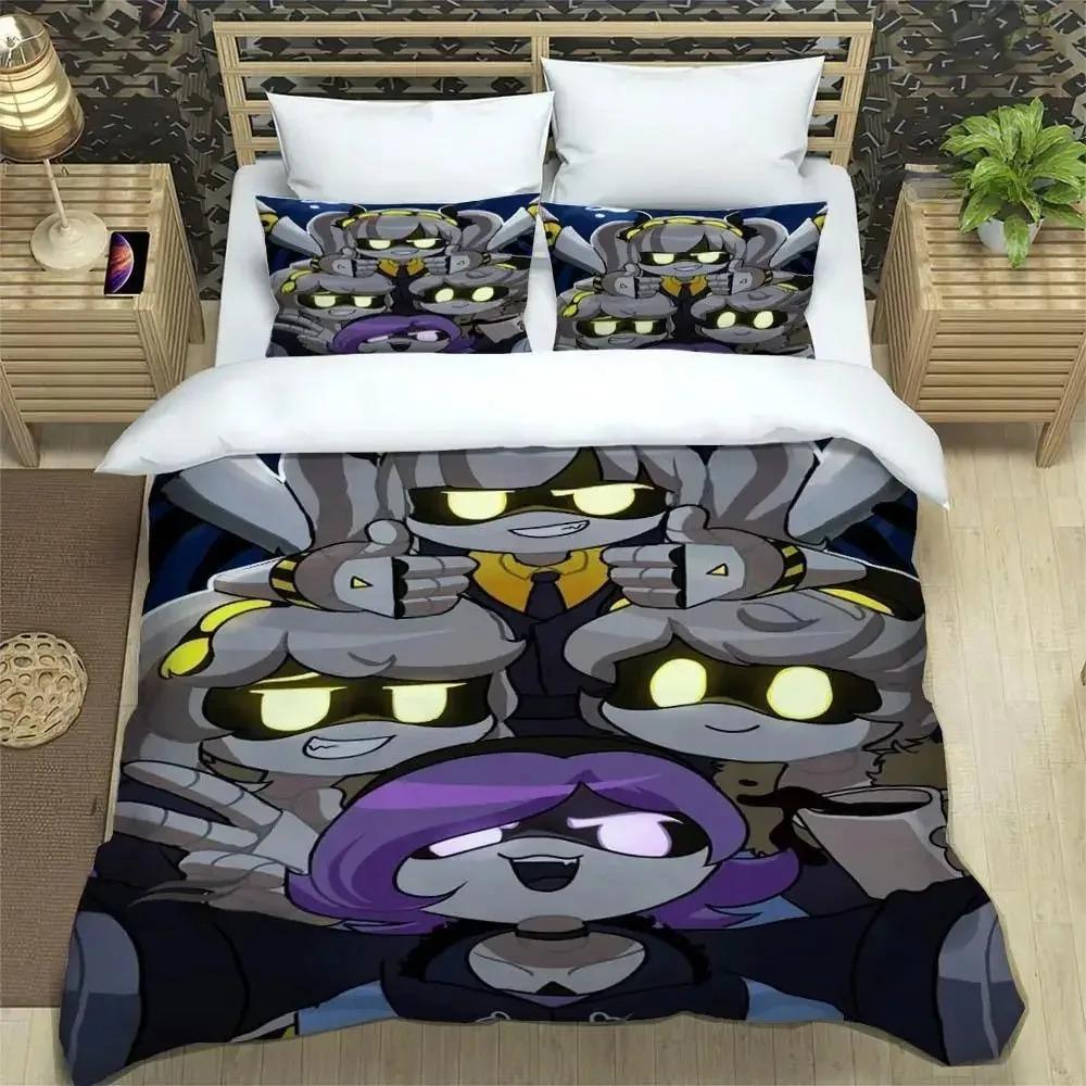 Murder Drones Cartoon Printed Bedding Sets Exquisite Bed Supplies Set Duvet Cover Bed Comforter Set Bedding Luxury Birthday Gift