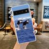Orca Ocean Lovely Killer Whale Phone Case For Google Pixel 9 Pro XL 8 7 6 Pro 8A 7A 6A 5 4 5A 4A 3A XL 5G Soft TPU Clear Cover