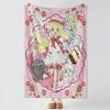 Anime A-Ashita no Nadja Throw Soft Warm Flannel Blanket, Multi-use Throw for Bed Sofa Office, Air Conditioning Nap Blanket