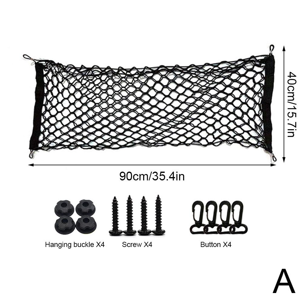 General Motors Kofferraum Doppelschicht-Aufbewahrungsnetz Tragbares Nylon-Stretch-Gepäcknetz Multifunktionales Organisations- und Aufbewahrungsnetz