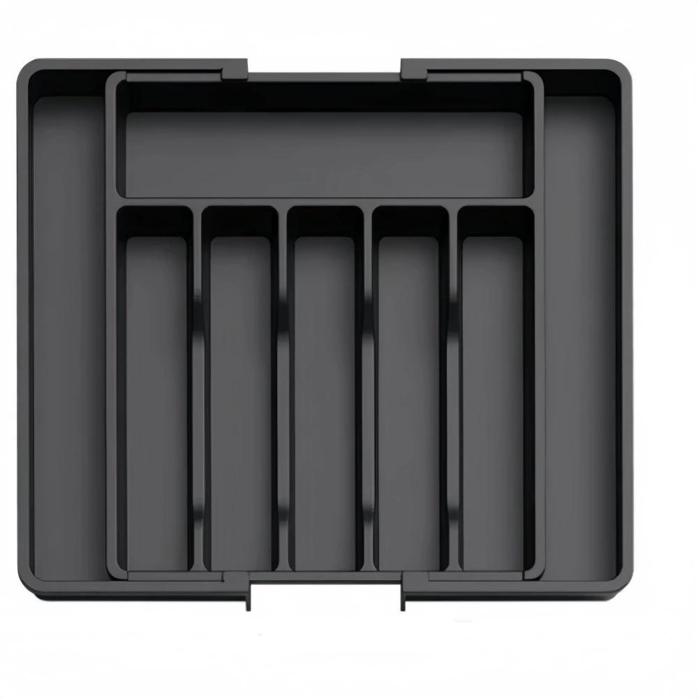 

Organizador de cajón extensible para cocina, bandeja ajustable para cubiertos, cosméticos y papelería