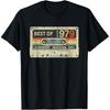 Vintage 1979 Limited Edition Cassette Tape 47th Birthday T Shirts Men Cotton Streetwear Tee Short Sleeve Unisex Loose Clothing