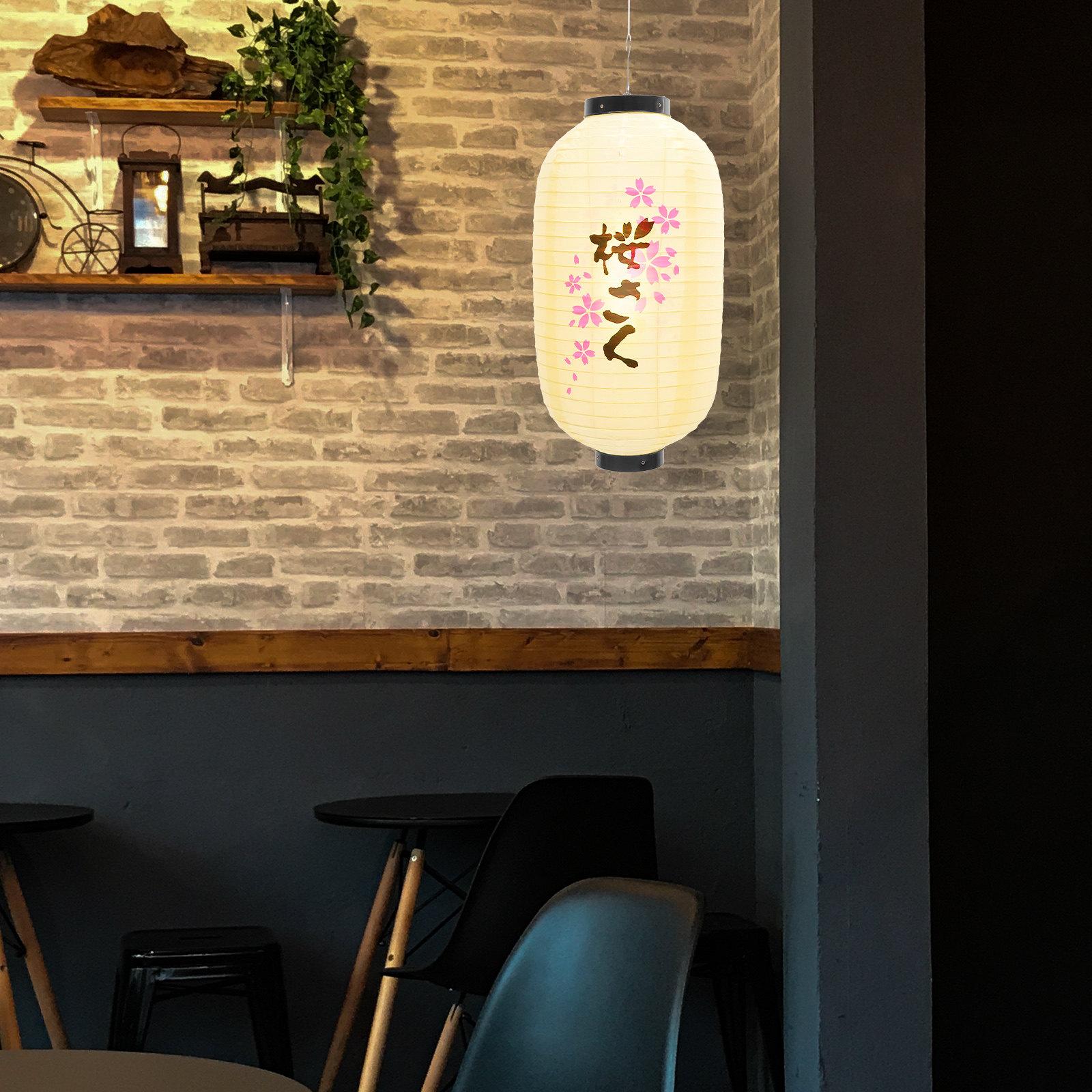 

Waterproof Japanese Cherry Blossom Lantern Hanging Lantern for Bbq Izakaya Festival Party Home Garden Decorative other