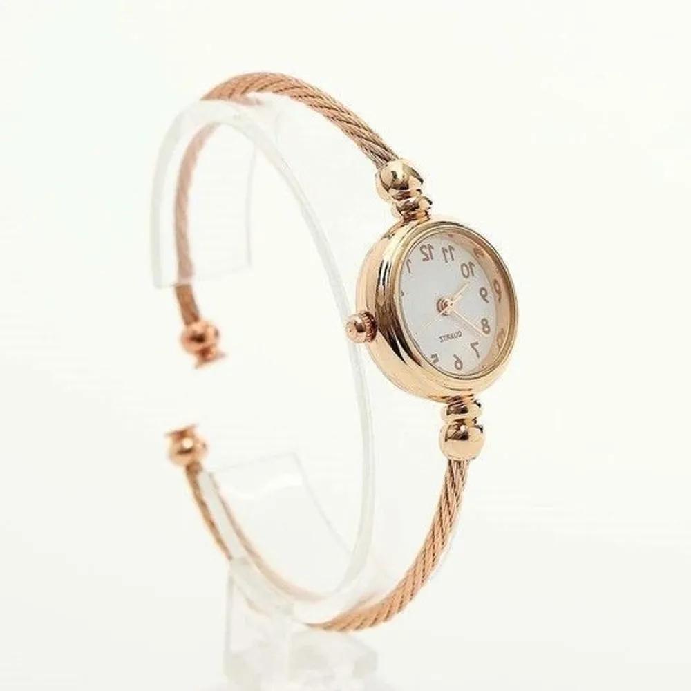 Women s Wristwatch Rose Gold Point Fashion Luxury Mini Cubic Glamorous Luxury Mood Sophisticated