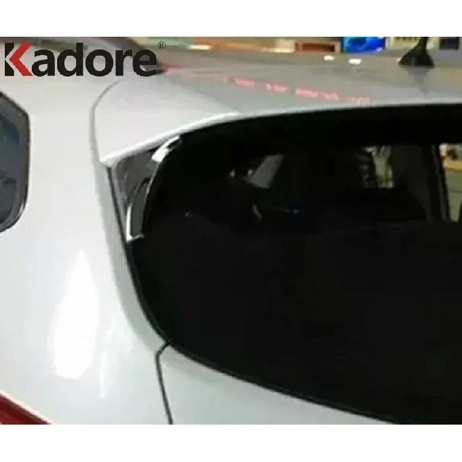 Rear Window Spoiler Cover Trim For Nissan Qashqai J11 2014 2015 2016 2017 2018 Chrome Car Side Wing Triangle Trims Accessories