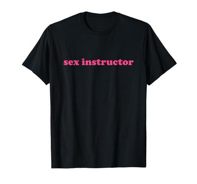 Sexinstruktör skjorta y2k estetik t-shirt