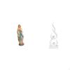 Blessed Flame Mary Abstract Fire Lady Resin Sculpture Decorative Figurine Modern Artwork Desk