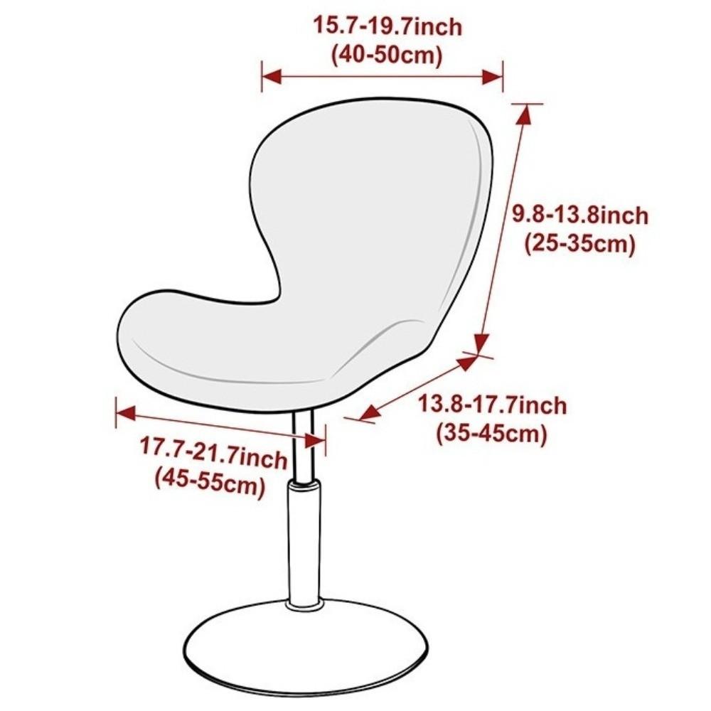 Dustproof Counter Height Bar Stool Cover Jacquard Bar Stool Seat Covers Chair Protectors  Household