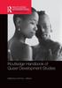 Kniha Routledge Handbook of Queer Development Studies