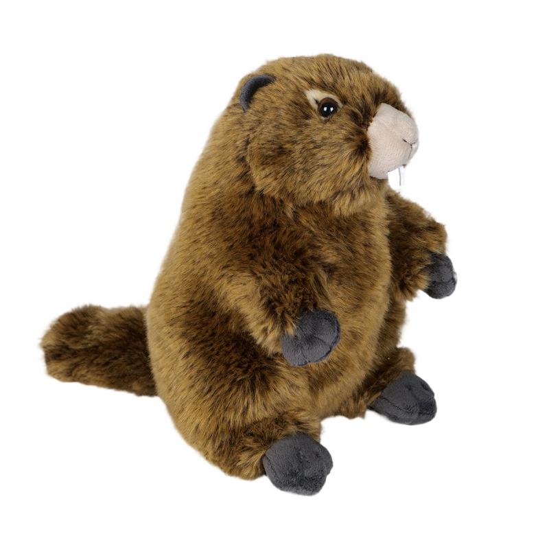 

Cute Doll Toy Soft Healing Super Cute Groundhog Plush Doll Toy темно-коричневого