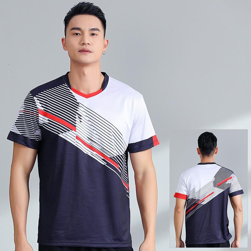Quick Dry Badminton Set Men Women Breathable Sportswear Tennis Pickleball Volleyball Training Competition Team Uniform