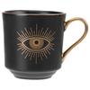 1Pcs Devil Eye Coffee Cup Ceramic Home Tea Mug Large Capacity Smooth Design Suitable for Latte Cappuccino Juice Drink