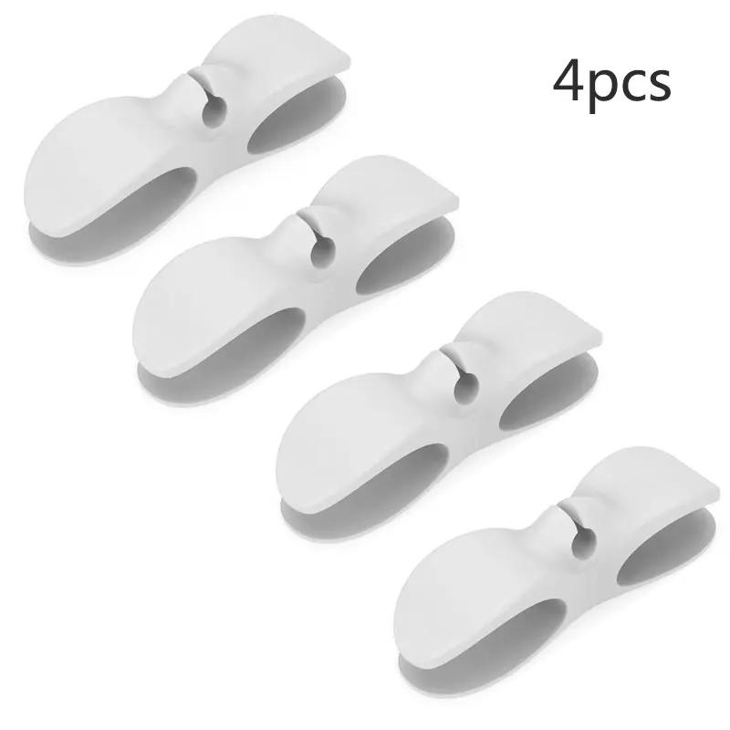 Kabelorganizer mit rundem/flachem Sockel – Draht halter für Büro & Zuhause, Kabelsammler