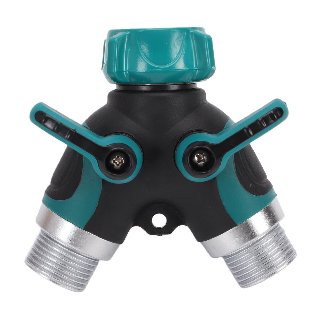 Garden Hose Splitter 2 Way 3 4in Male Female Thread Tap Y Type Watering Connector Distributor for Outdoor Faucet