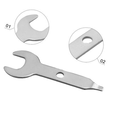 4Pcs Set M8*0.75mm Chuck Nuts And Wrench Electric Rotary Tool Accessories Parts Electric Grinding Replacement Fittings