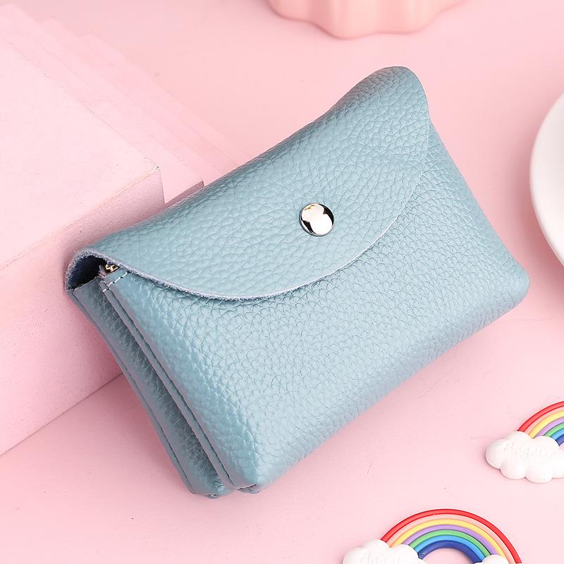 Leather Change Bag, Women's Coin Bag, Money Bag, Key Bag, First Layer Cowhide Small Wallet, Card Bag, Mini Soft Leather Small Bag.