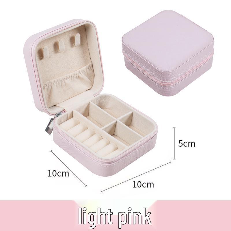 Elegante Schmuckschatulle aus Samt für Ohrringe & Halsketten - Tragbare Reiseaufbewahrungs- & Ausstellungsbox