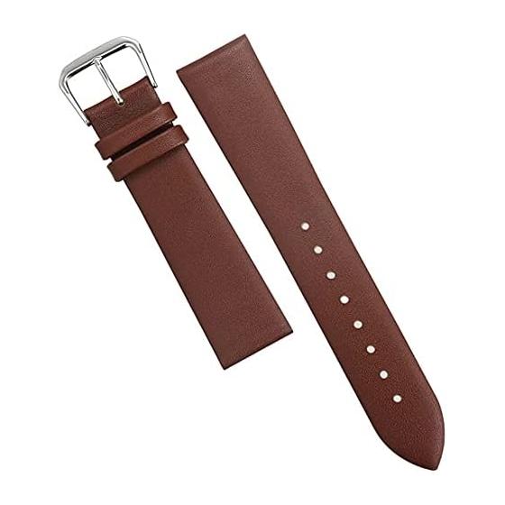 [HEYOZURY] Genuine Leather Watch Band, Thin Belt, Watch Strap, Leather, Soft, Men s, Women s, Replacement Strap, Watch Strap, Unisex, Tools Included,
