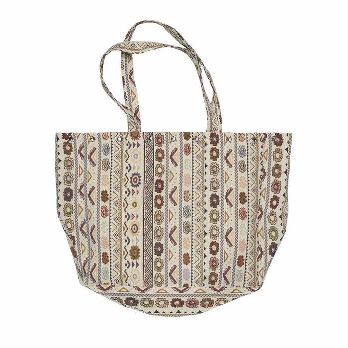 Jacquard Eyelet Big Bag (Ivory)
