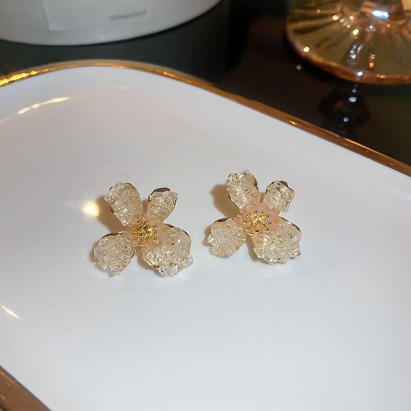 

Женские серьги GemChic, модные серьги-гвоздики с игольчатым цветком, искусственный жемчуг, элегантные изысканные серьги, ювелирные изделия на день рождения, Рождество, подарок