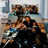 Rock Star Duvet Pillowcase Bedding Set Boy J-Johnny H-Hallyday Girl Bedroom Decoration Children Gift Single Double Large Size