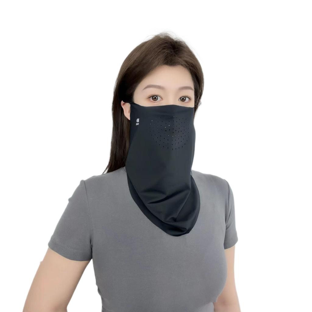 Eis-Seide Sonnenschutz Gesichtsmaske UV-Schutz Vollgesichts-Halswärmer Radfahren Fahren Maske für Männer Frauen