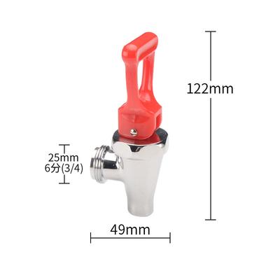 Electric Water Boiler Faucet Copper High Temperature Resistant Milk Tea Insulation Bucket Faucet Water Machine Pot Accessories