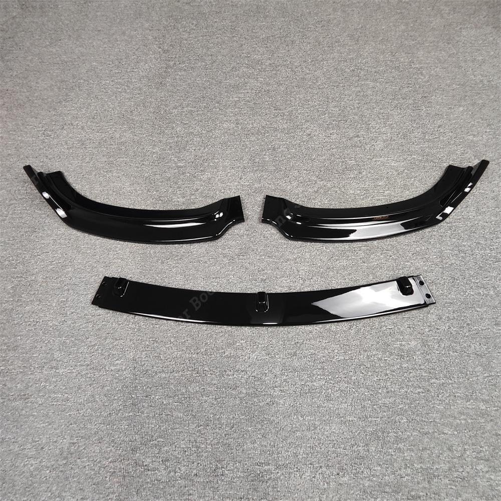 Per BMW Serie 3 F30 F31 2013-2019 Sottoparaurti Anteriore Splitter Lip Diffusore Spoiler Copertura Protettiva Protezione Deflettore Labbri Nero Lucido