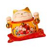 Lucky Cat Coin Bank 4.5in Exquisite Cute Bring Luck Good   Ceramic Fortune Cat Saving Pot Desk Decoration