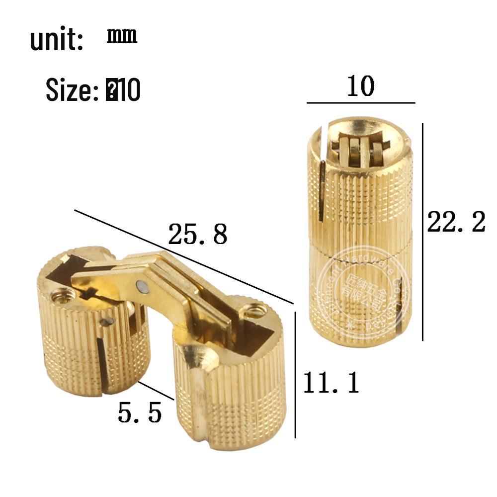 

Медная 180° Колонная Петля-Ведро, 8мм-16см, Скрытая Петля из Чистой Меди в Подарочной Коробке 10mm Single Piece
