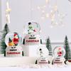 Christmas New Arrival Luminous Snowman Crystal Ball Glass Ornament, Christmas Eve Gift for Kids