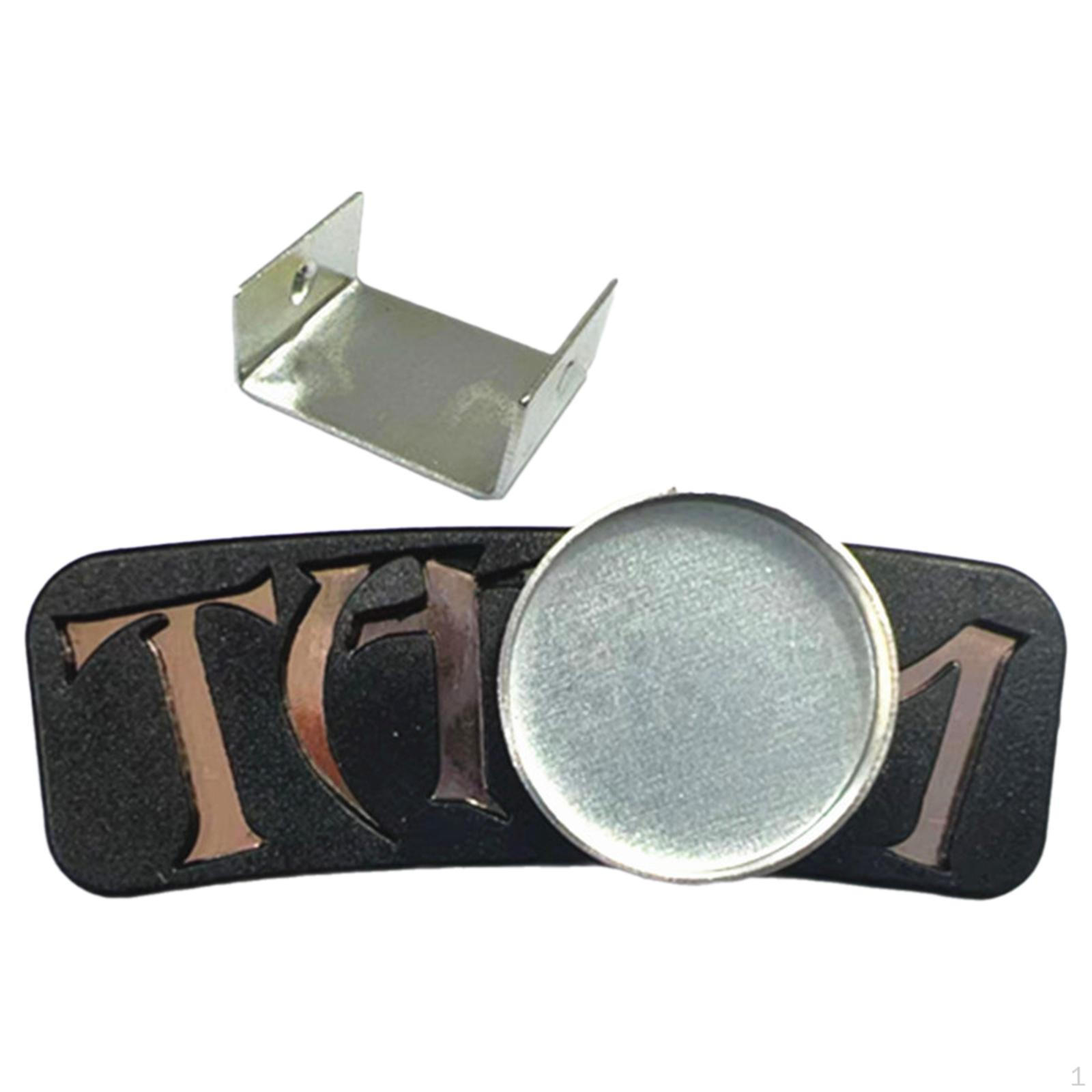 

Магнитный держатель для мела, железный ящик для хранения, карман для аксессуаров для бильярдного стола с зажимом чёрный