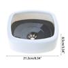 Dogs Water Bowl Large Capacity Spill Proof Dogs Bowl Anti-choking Water Bowl