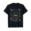 Out of This World Spaceship T Shirt Vintage Washed Unisex Versatile Top For Everyday Wear Streetwear Breathable Slightly