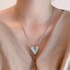 Fashion Irregular Love Sweater Chain Adjustable Titanium Steel Snake Chain Long Sweater Chain Necklace Jewelry