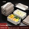 Jidu 304 Roestvrij Staal Geïsoleerde Dubbelwandige Lunchbox met Verdeelbakjes voor Kantoor & Studenten Gebruik