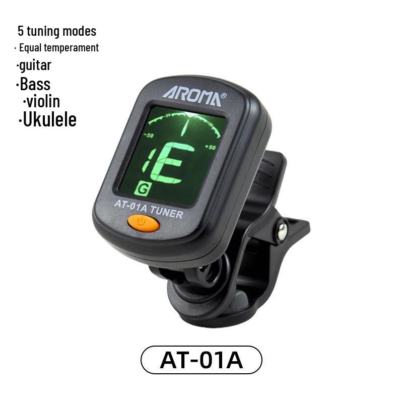 Genuine Aroma Universal Electronic Tuner for Guitar, Violin, and Ukulele