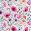 Royal Samt Stoff Polyester Zum Nähen - Motiv Blumen - Rdx2284