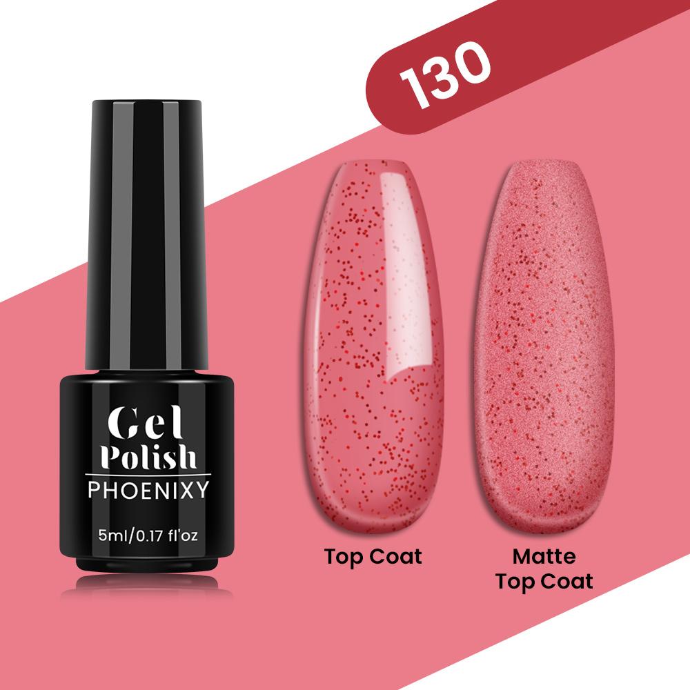 PHOENIXY 80 Farben Nagel-Gel-Nagellack, 5 ml, UV-LED-Farb-Nagelkunst-Hybrid-Nagellack, Liner-Gel, Maniküre-Kunst, semi-permanent, glitzernd, glänzende Farben-Gel