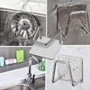 Sponges Holder Self 304 Stainless Steel Drain Rack Storage Organizer Kitchen Sink Accessories