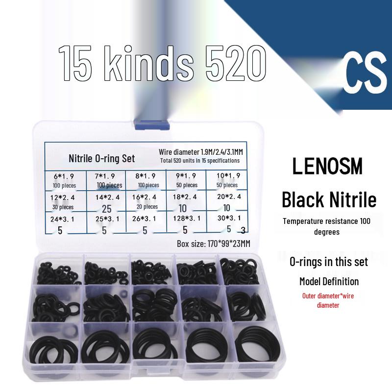 High-Pressure NBR Nitrile Rubber O-Ring Seal - Wear & Oil Resistant
